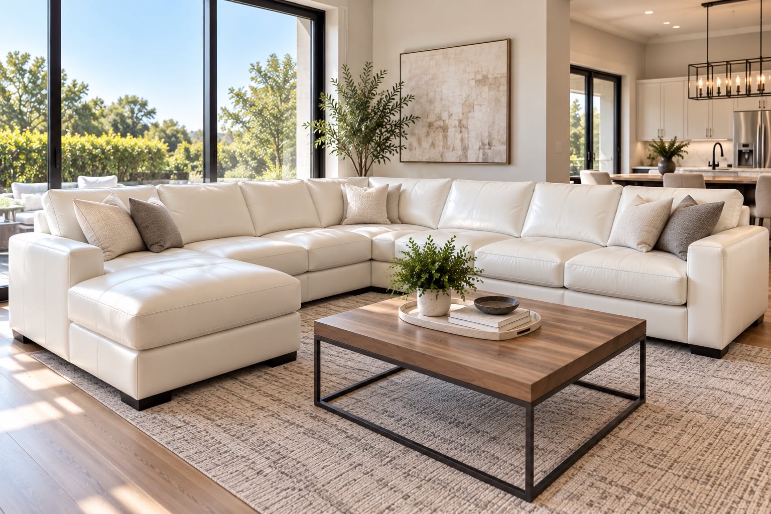 Leather Sectional / 5–6 Seats cleaning in New York