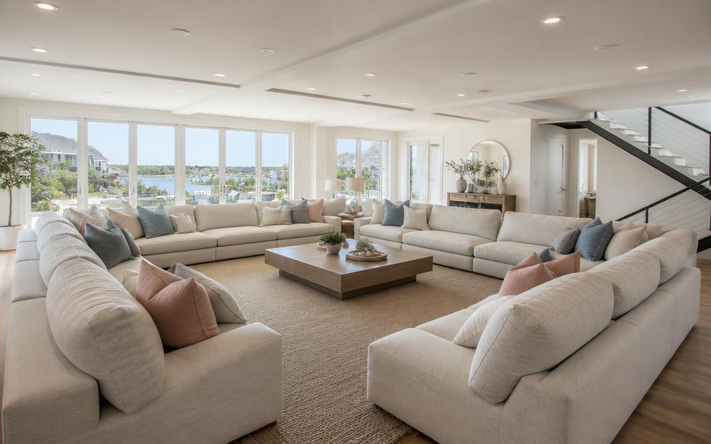 U Shape 6 Seat Couch cleaning in New York